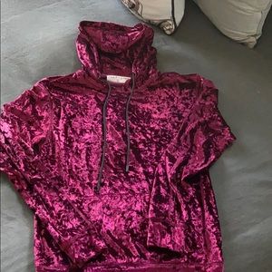 Emma & Sam velvet hoodie from LF